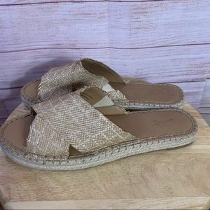 Universal Thread Straw Espadrille Sandals‎ Size 9